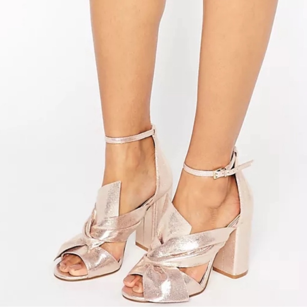 Rose Gold/Pink Heels
